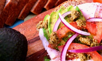 Turkey Ham & Avocado Sandwich