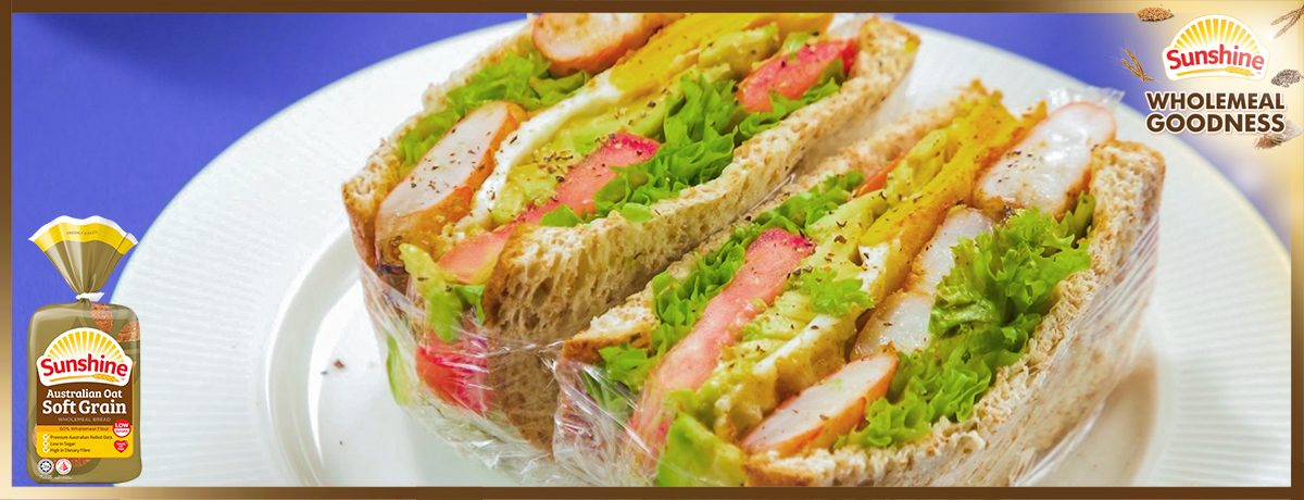 Sunshine Bakeries_Cajun shrimp and Avocado Oat Sandwich_1200 x 460